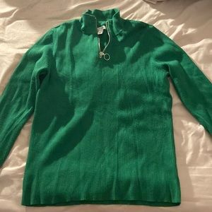 Nine West green sweater